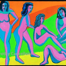 Five Women Posing